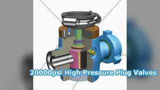 High Pressure API 6A Plug Valves 20000psi for Oilfield