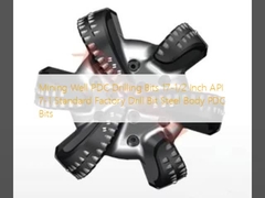 Mining Well PDC Drilling Bits 17-1/2 Inch API 7-1 Standard Factory Drill Bit Steel Body PDC Bits