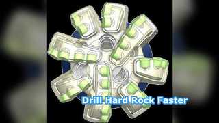 6 inch PDC Drill Bit XH 816LD for Super Hard Formations