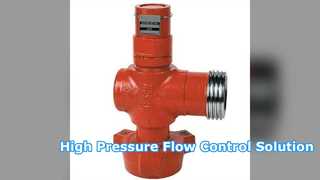 High Pressure Industrial Throttle Valve Flow Control