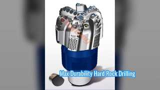 Durable PDC Drill Bits for Super Hard Formations