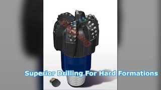 PDC Drill Bit 8   Inch for Super Hard Rock Drilling